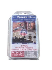 Freeze Miser 2 Pack – Outdoor Faucet Freeze Protector – New & Sealed