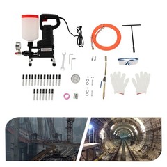 0-10000PSI Electric Grouting Machine High Pressure Grouting Injection Pump 1100W