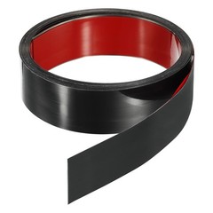 16.4ft x 1.57″ Wall Trim Self Adhesive Stainless Steel Mirror Finish Trim, Black