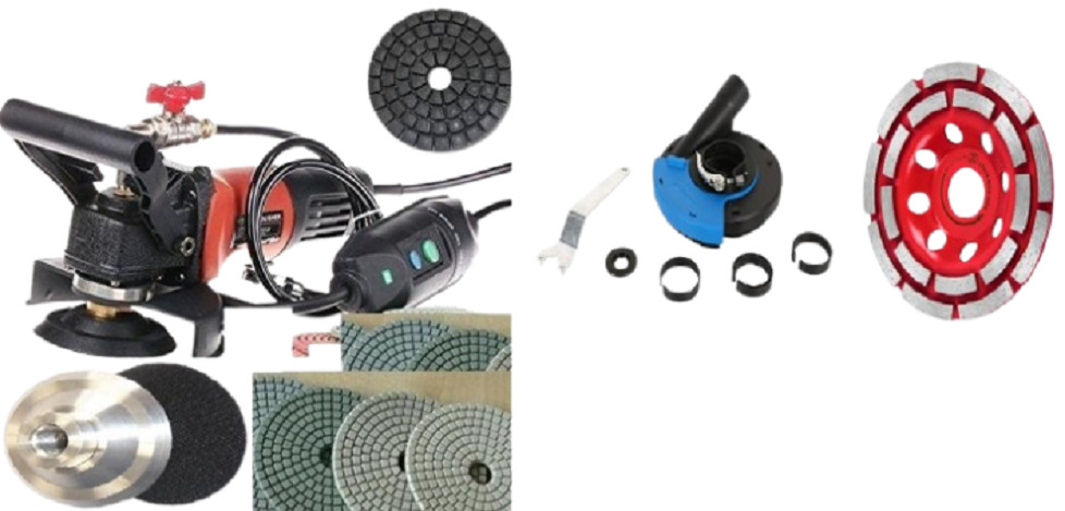 Countertop Fabrication Diamond Tool Kit Wet Variable Speed Polisher