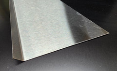 Stainless Steel 304#4 Brushed Cove Base Sanitary Wall Base 24 Gauge 6″ x 60″