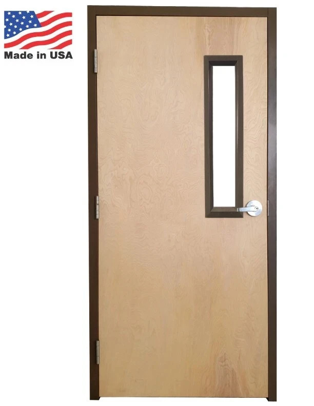 Commercial Birch Wood Door Interior BRAND NEW 36″x84″ (3’0x7’0) RH