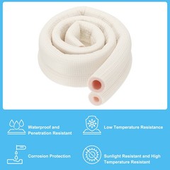 3/8″ 5/8″ Pipe Insulation Foam Tube Heat Preservation Tubing 1m(3.28Ft)