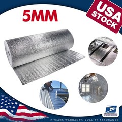 5MM-60″x40″-Foil Faced Reflective Foam Insulation Solid Vapor Barrier Warehouse