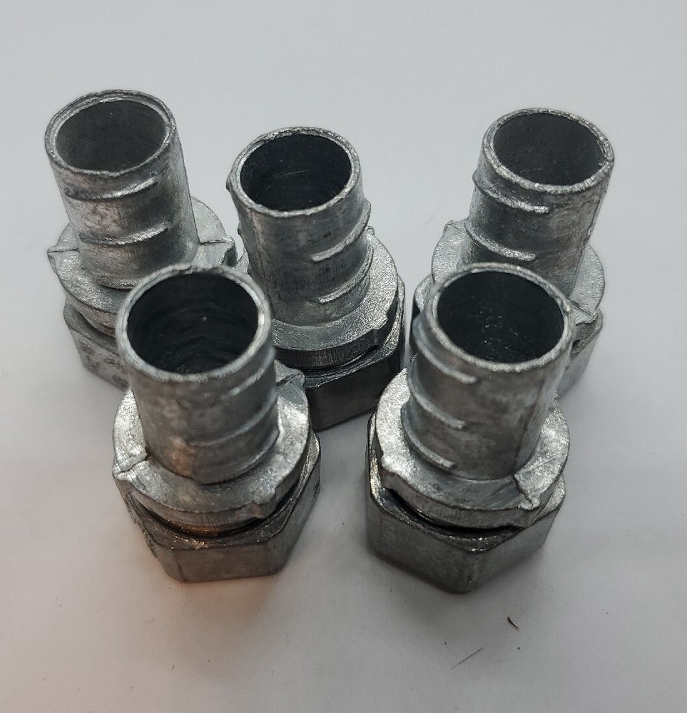 (5) Arlington GF861 1/2-Inch EMT Screw-In Combination Coupling