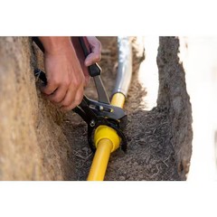 1 in. IPS DR 11 Underground Yellow Poly Gas Pipe Coupler