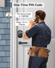 TEEHO TE001 Keyless Entry Door Lock with Keypad – Smart Deadbolt Matte Black