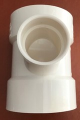 Charlotte Pipe 4″ x 4″ x 2″ PVC Tee-Wye NSF- DWV T with 2″ reducer NEW