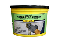 Quikrete Hydraulic Water Stop Cement 10 lb Rapid Setting Concrete Masonry