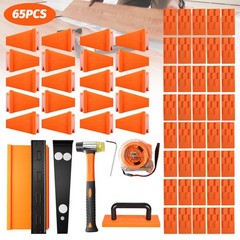 65PCS Hardwood Floor Installation Tool with Pull Bar Tapping Block Contour Gauge