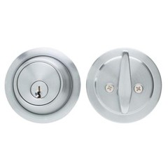 Global Door Controls Residential Brushed Chrome Deadbolt DR160-626 NEW