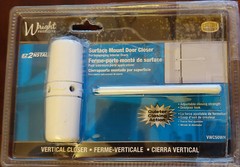Wright Products VWC50WH Surface Mount Door Closer WHITE