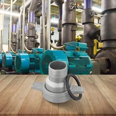 Aluminum Water Pump Fitting with Secure Rubber Gasket for 1 for 2 3 Inches