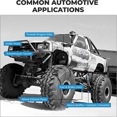 Thermal Block Automotive Heat Shield – 1 Sheet 12” x 24” | Peel & Stick Refle…