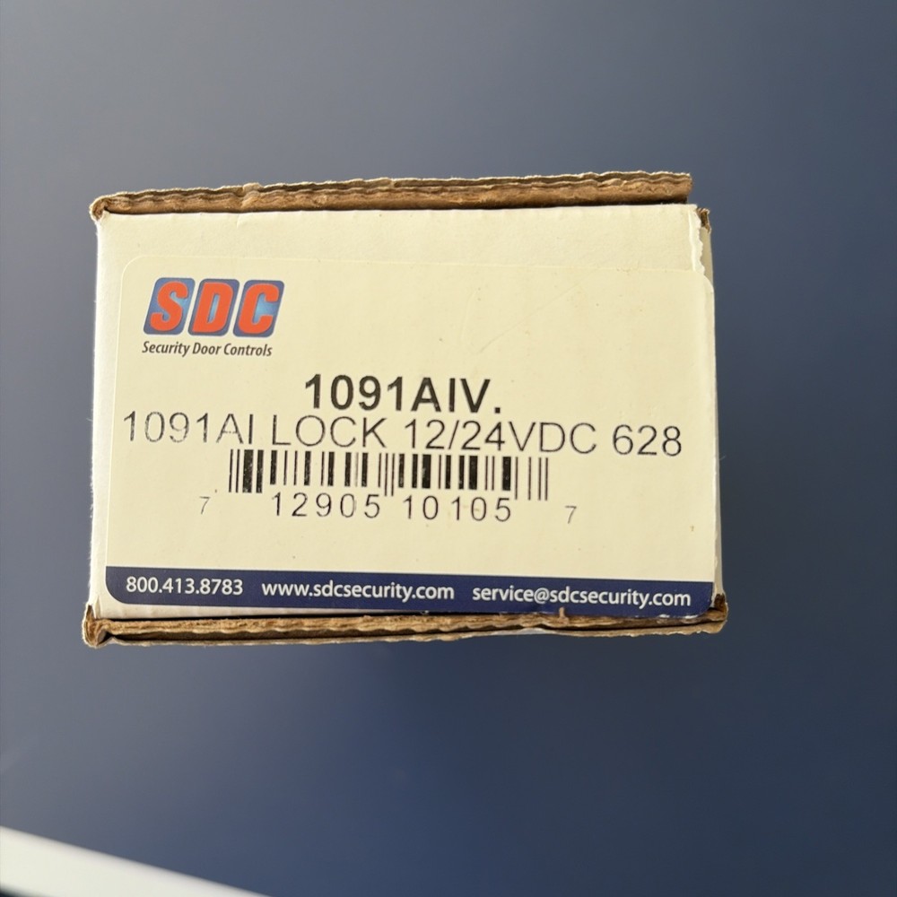 SDC 1091AIV SpaceSaver Aluminum Finish Electric Bolt Lock