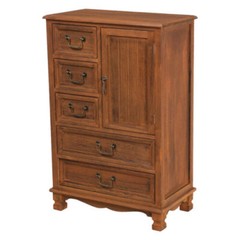 5 Drawers Dresser Wooden Storage Dressers Chests of Drawers for Bedroom Home