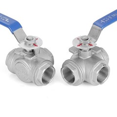 1/4″ 3/8″ 1/2″ 3/4″ 1″ 1-1/2″ 2″ Stainless Steel Three-Way Ball Valve T/L Type