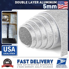 48 Sqft Sound Deadener Car Heat Shield Waterproof Double Layer Aluminum New