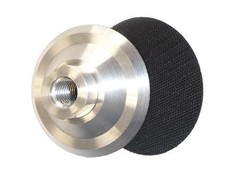 4 Inch Hook and Loop Backing Pad With Rigid Aluminium Backer, 5/8″ 11 grinder