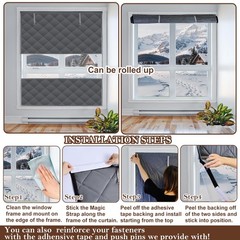 Visible Thermal Window Insulation Kit for Winter, Winterizing Insulated Windo…