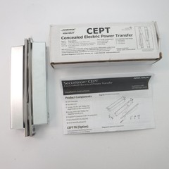 Securitron 5-1/2″Satin SS Concealed Electrical Power Transfer EL-CEPT 0-130°