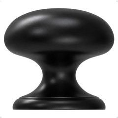 trust4care 8-Pack Large Matte Black Bifold Closet Door Knobs with Wide Base, …