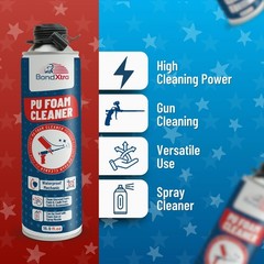 Spray Foam Gun cleaner 12×16.9 fl. oz Insulation Polyurethane Sealant Remover