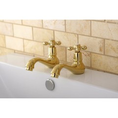 Kingston Brass KS110.AX Heritage 1.2 GPM Basin Tap Faucet – Nickel