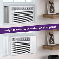 Mxclimate Window Air Conditioner Foam Insulation Panels,Window AC Side White