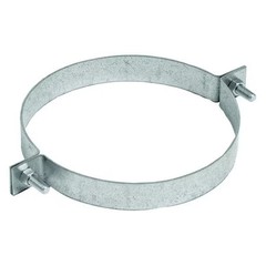 Nordfab 8010004259 Pipe Hanger, 6 In Duct Dia, Galvanized Steel, 14 Ga, 6 In W