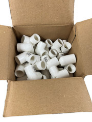 25 Pack 1/2″ PVC Elbow 90° Schedule 40 Pressure Pipe Fittings White Charlotte Pi