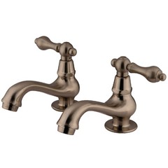 Kingston Brass KS110.AL Heritage 1.2 GPM Basin Tap Faucet – Nickel