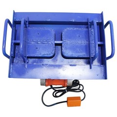 220V Hollow Soil Block Brick Molding Machine Square Hole Manual Brick Maker