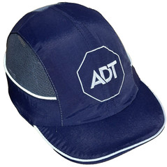 ADT Ergodyne 23375 8960 Long Brim Navy Bump Cap w/ LED Lighting Tech