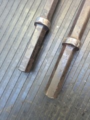Hexagonal Drills Steel 1″×4-1/4″ Shank 52-3/8″ OAL (Qty 2)