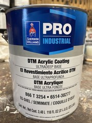 Sherwin Williams DTM Acrylic Paint / Tobacco Brown/ Eg-Shell/ Gallon