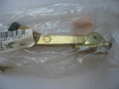IVES BY SCHLAGE 455A3 BRASS Kick Down Door Holder Stop New US3AL