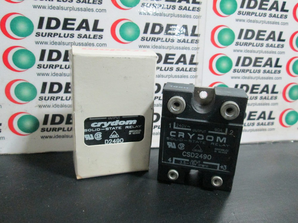 Crydom D2490-10 Solid State Relay 90A 32VDC – New In Box