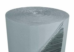 WHITE / FOIL DOUBLE BUBBLE REFLECTIVE 48″ x 125ft. Concrete Slab Insulation R8