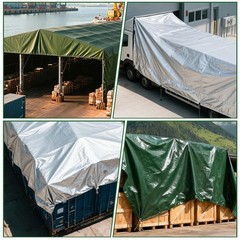 Extra Heavy Duty Tarp 8×10 Ft, 16 Mil Thick Waterproof Poly Tarps Cover UV Re…