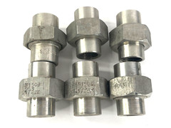 6-PACK Stainless Steel 304 Union Coupler – 1/2″ Female – Female S953