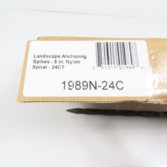 EasyFlex 1989N-24C 8″ Landscape Edging Anchoring Spikes Black Nylon 24 Count