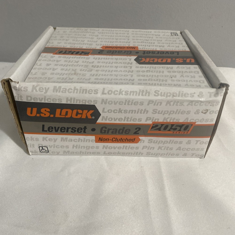 US Lock USX2050D26D 2050 GR2 2-3/8 in. Backset US26D Storeroom Lever SC1