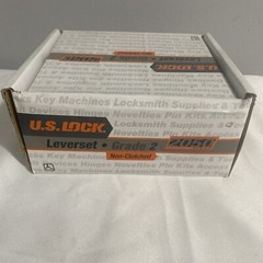 US Lock USX2050D26D 2050 GR2 2-3/8 in. Backset US26D Storeroom Lever SC1