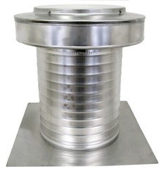 10 in. Dia Keepa Vent an Aluminum Roof Vent for Flat Roofs