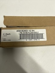 IVES 458 B26D 12 IN: 10190 Manual Extension Flush Bolt 296G (LOT OF 2)