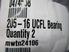 UCFL205-16 1″ Bore Set Screw Locking Mounted Unit 2-Bolt Flange Bearing QTY 2