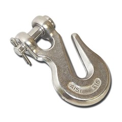 Stainless Steel 316 Clevis Grab Hook Towing Shackle 1,600 lbs 1Pc 1/4”