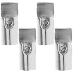 4Pcs Stainless Steel Fence Clamp T Clamp Durable Pipe Panel Clamps for Home Use