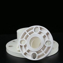 PVC Floor Flange Pipe Fitting White Wall Mount Fittings Solvent Weld 20mm~200mm